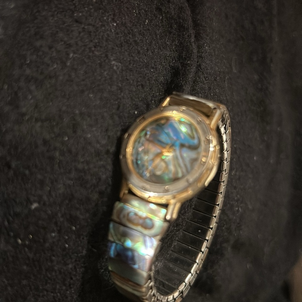 Mother of Pearl/Abalone    Watch face AND band - Picture 4 of 5